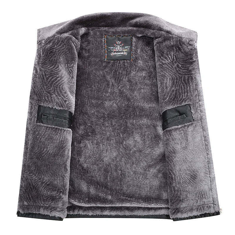 Мужская короткая куртка из натуральной овечьей кожи 10XL 8XL 6XL 5XL новая зимняя