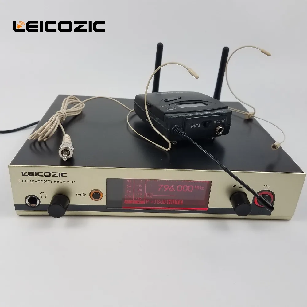 Leicozic 300g3 True Diversity портативные беспроводные микрофонные системы mikrofon microfono профессиональный вокальный микрофон сценический церковный 335g3