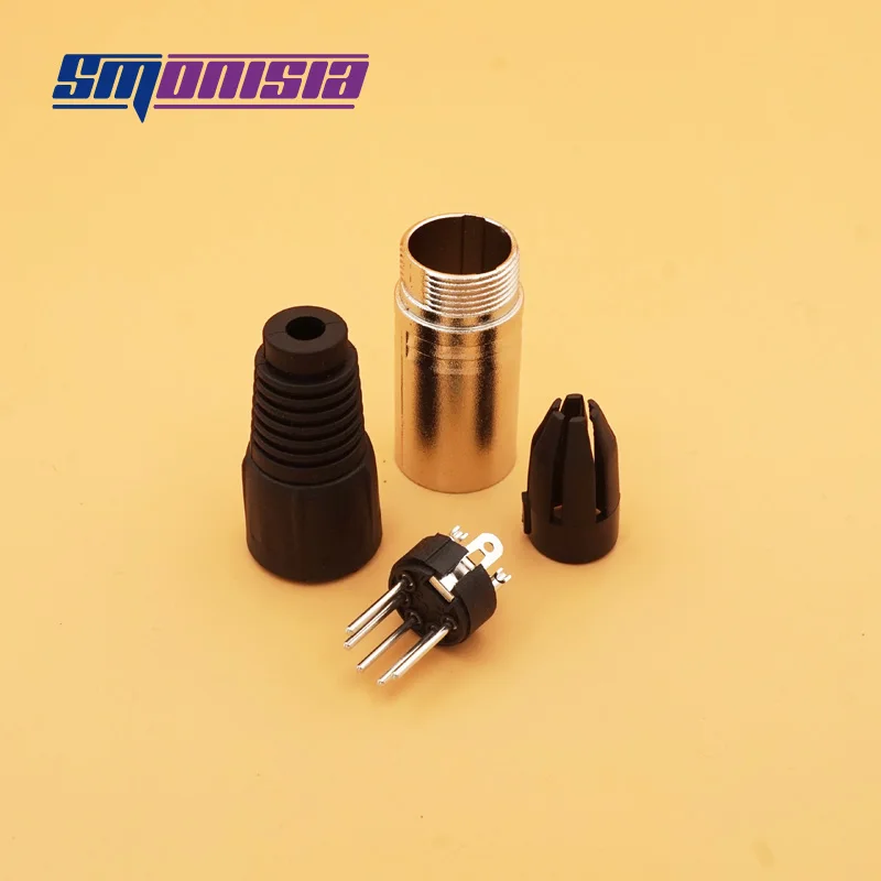 Smonвам 10 шт./лот 3/4/5 Pin XLR аудио Кабельный соединитель микрофонная панель крепление