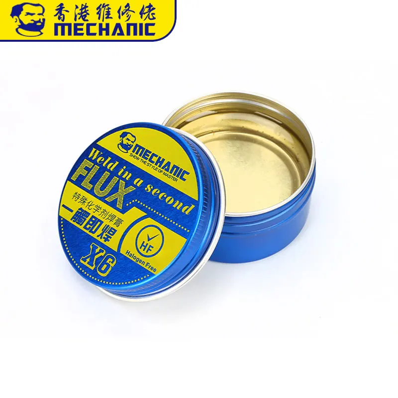 MECHANIC X6 Механик нового поколения телефон ремонт сварочный флюс без галогена паяльная паста канифоль для пайки смазка для PCB/BGA/PGA/SMD - Цвет: MECHANIC X6