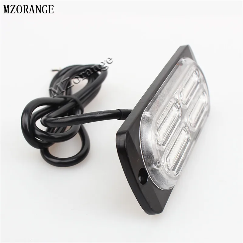 MZORANGE1PCS ультра-тонком высоком Мощность Водонепроницаемый 12 V-24 V 20 светодиодный автомобиль грузовик, можно использовать при аварийной ситуации Strobe Предупреждение сигнальные полицейские светильник красный