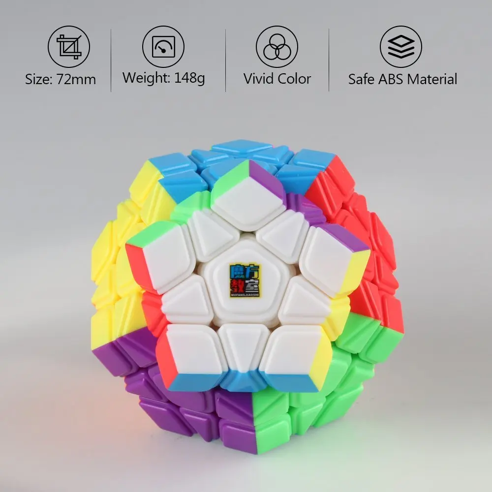 D FantiX Cubing куб додекаэдра Moyu Mofang Jiaoshi 3x3 магический головоломка развивающие