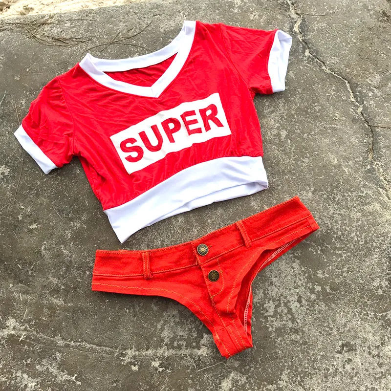 Женские джинсовые шорты Twerk летние сексуальные Клубные вечерние для танцев