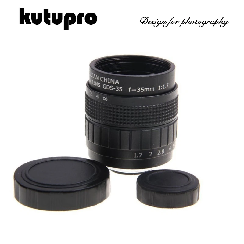 Фуцзянь 35 мм F1.7 CCTV ТВ кино объектив + C крепление макрокольцо для Sony E Nex-5T Nex-F3 Nex-6 Nex-7
