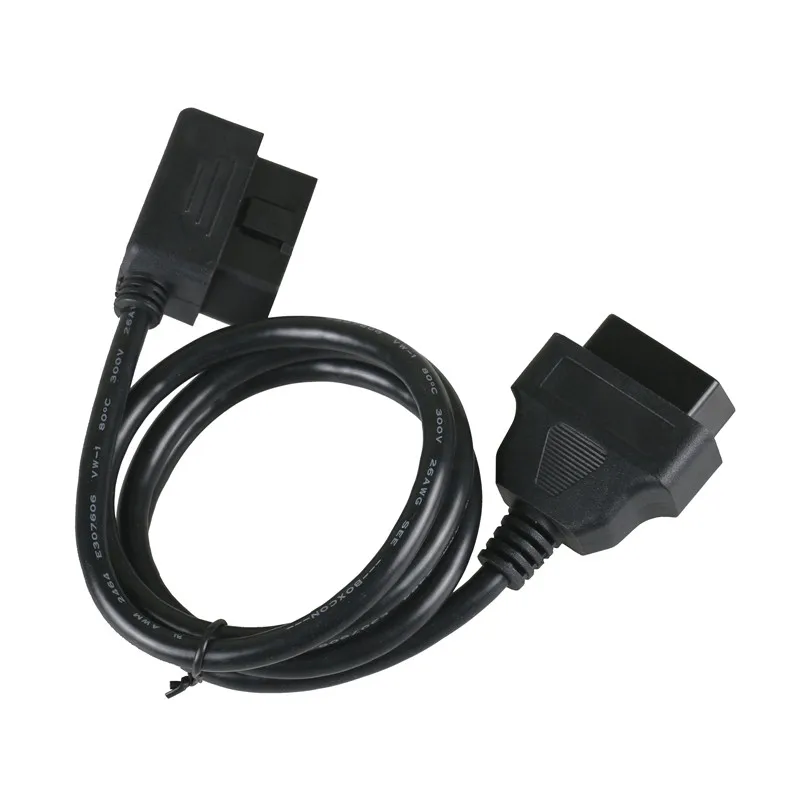 Высокое качество! 100 см OBDII OBD2 16pin мужчин и женщин удлинитель шнура адаптер