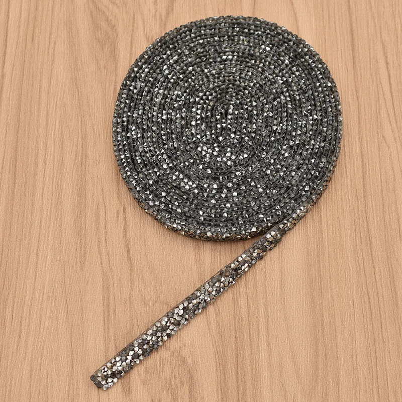 5 ярдов блестящие стразы самоклеящаяся кружевная отделка для рукоделия ручная