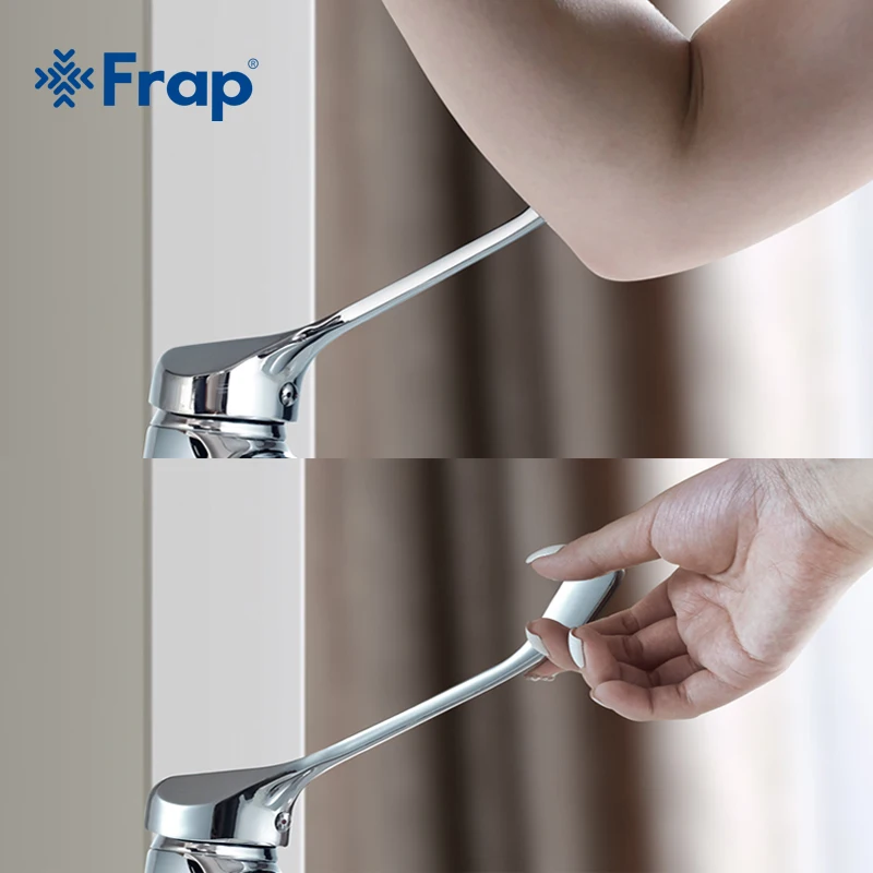 Смеситель для кухни FRAP смеситель холодной и горячей воды хромированный готовый лекарственный сверхдлинный