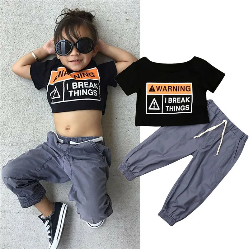 2 шт. спортивный костюм для маленьких девочек | Мать и ребенок