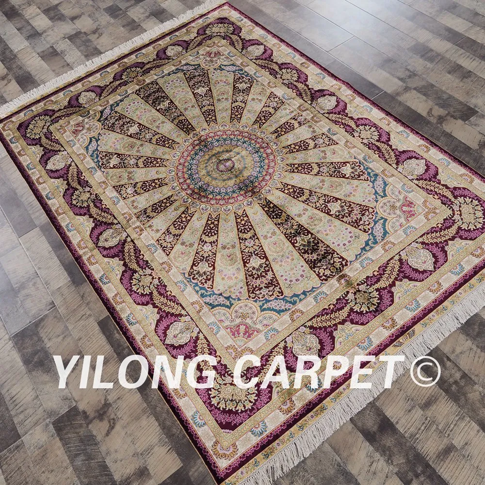 Yilong 5 'x 7' ручной вязки популярный турецкий дизайн ручная вязка персидские