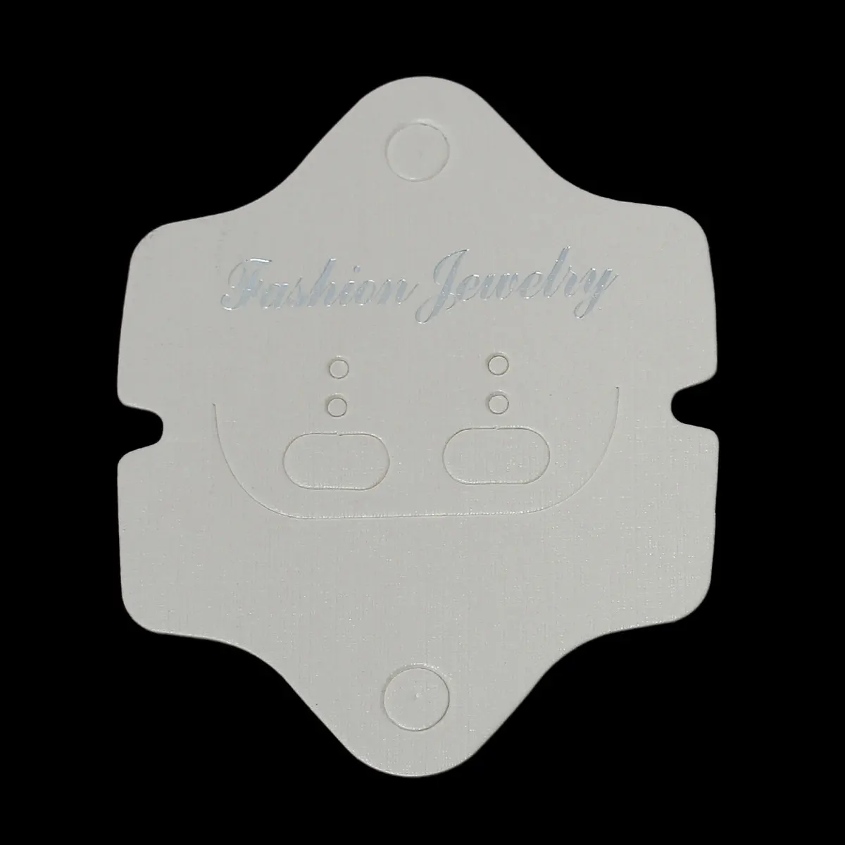 Дорин коробка Бумага Jewelry Серьги уха шпильки Дисплей карты прямоугольник Champagne Gold