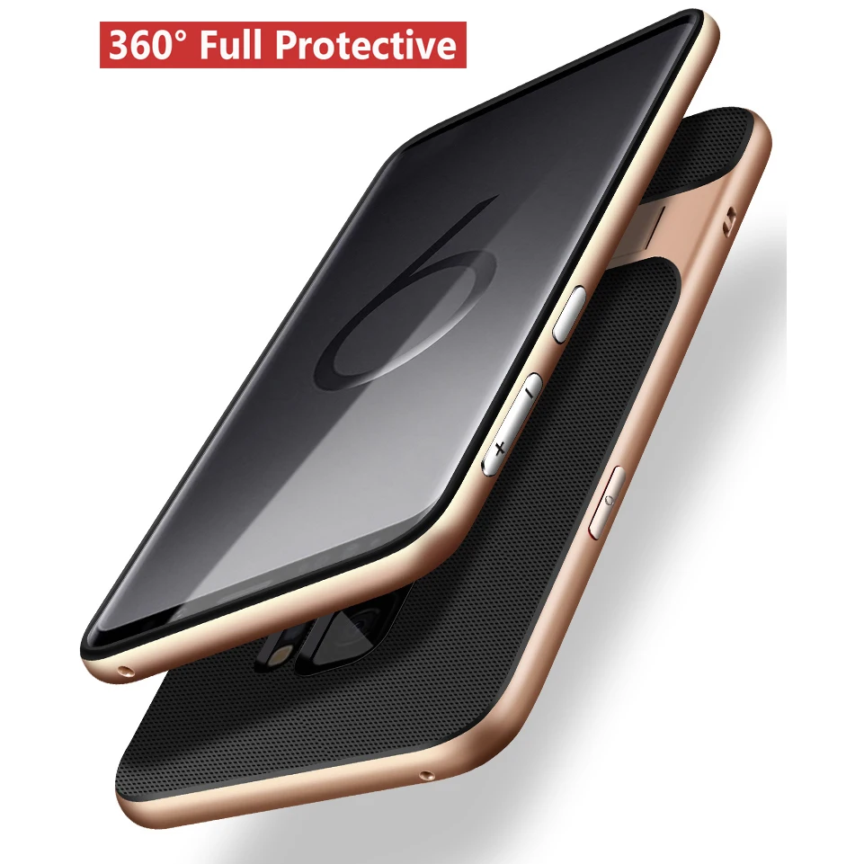 J6 J8 A6 A8 A9 Чехол-гибрид из ТПУ+ бампер чехол Подставка для samsung Galaxy S10 S10e S10+ 5G S9 S8 Plus, Note 8, 9, 10, A40 A70 M30