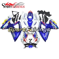 blue white injection abs full fairing kits for suzuki gsxr 600 750 gsxr 750 k8 2008 2009 2010 fairing motorbike carenes covers