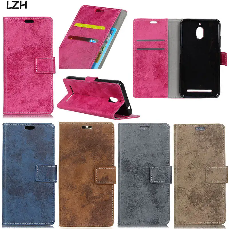 Vintage Retro PU Leather Flip Cover Stand Wallet Magnetic Snap Card Money Slots Case for Blackberry AURORA | Мобильные телефоны и
