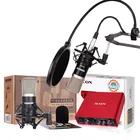 Высококачественный оригинальный конденсаторный микрофон Takstar PC-K500 со значком, U-Звуковая карта для интернет-караоке, личная запись