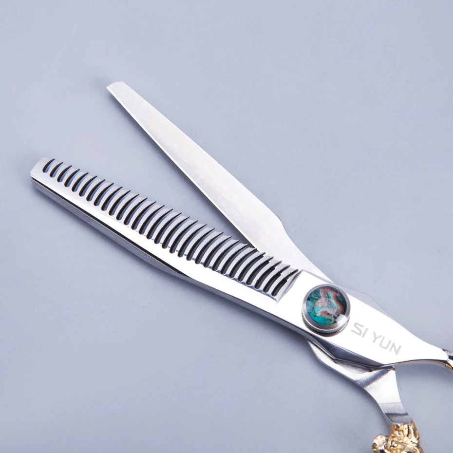 Профессиональные ножницы для филировки SI YUN 6 0 дюйма из нержавеющей стали