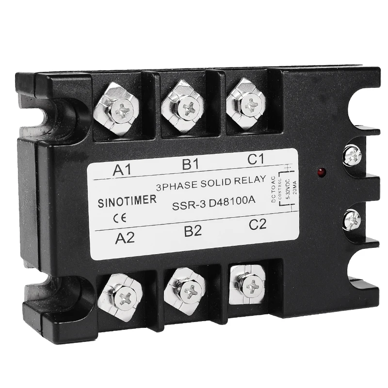Контроллер SSR 480 А 3 фазное твердотельное реле D48100 A DC AC 30 в выходной модуль