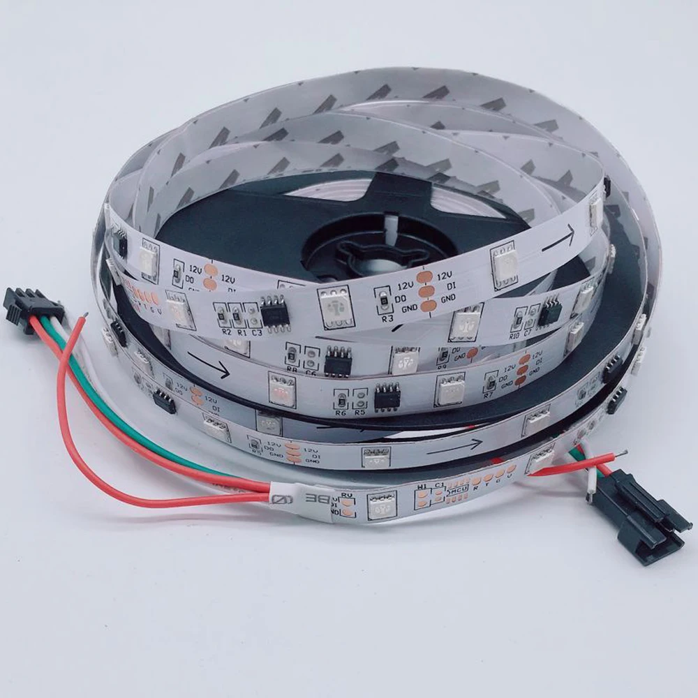 Светодиодный шкаф светильник ТВ ПК фоном K Декор WS2811 IC Управление 5050SMD мечта Цвет
