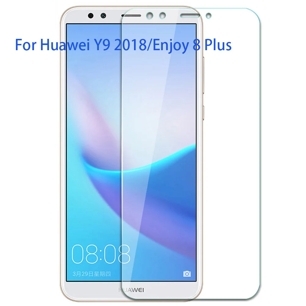 2 шт Naxtop 2.5D протектор экрана из закаленного стекла для huawei Y9 Prime 2019 Y7 2018 Enjoy 9 Plus 8