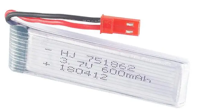 Литий-полимерный аккумулятор 3 7 в 600 мАч для Syma S032G WLtoys V929 V959 udi U818A запасные части