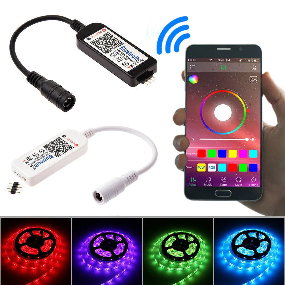 Мини Bluetooth/Wi Fi светодиодный контроллер дистанционного управления para 5050 de 3528/RGB/RGBW