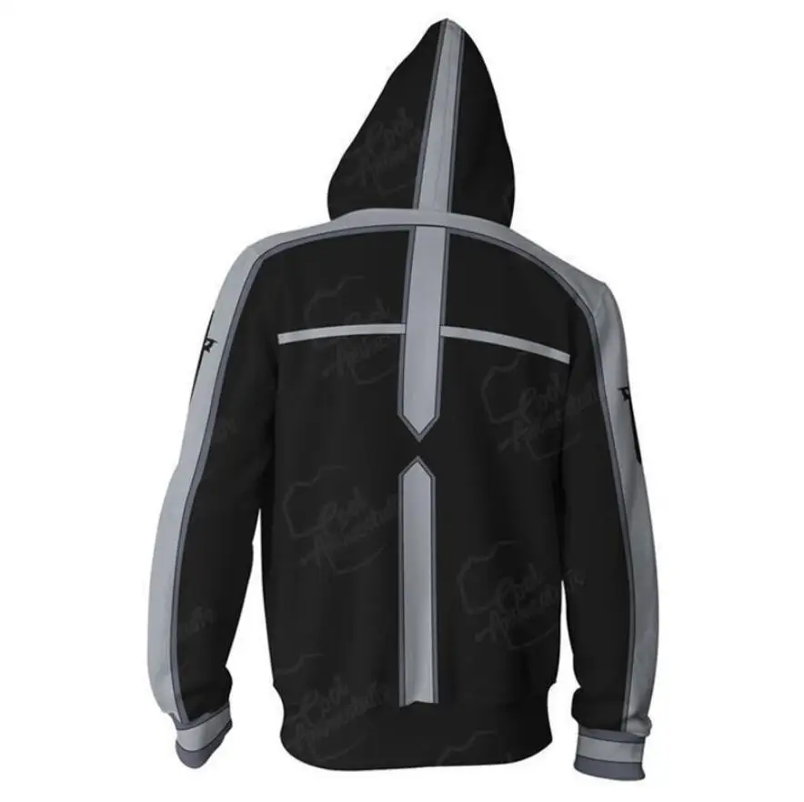 S 5XL Высокое качество обувь для вечеринки в Стиле косплей Sword Art Online 3D толстовки с