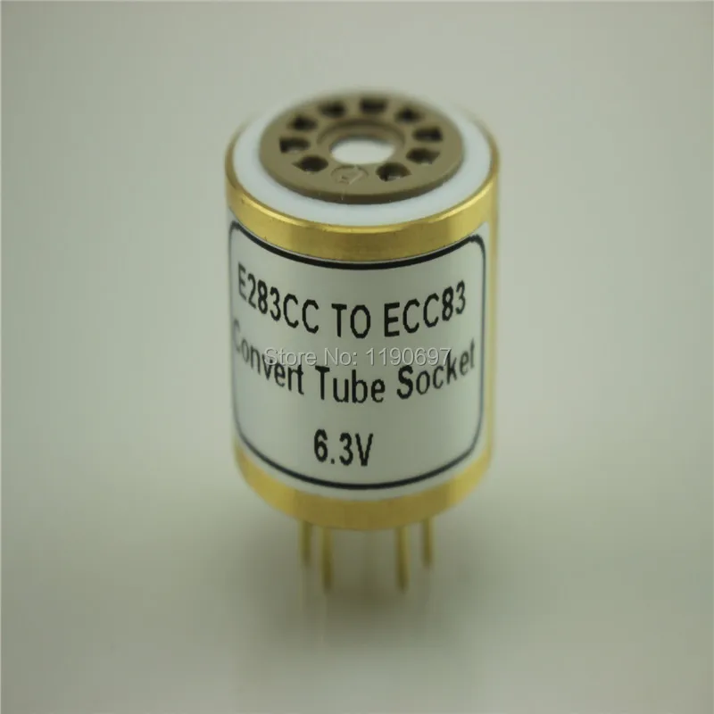 1 шт. адаптер E283CC (сверху) 12AX7 12AU7 12AT7 ECC83 (6 3 В) (снизу)|tube diy|vacuum tubeaudio vacuum tube |