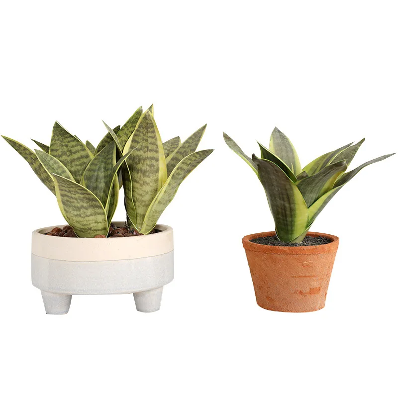 Искусственное растение Sansevieria 21 25 см искусственная трава большие листья 6/8/11