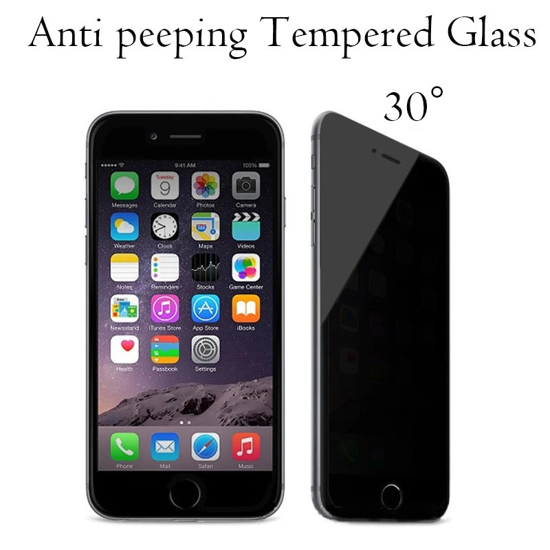 Защита для экрана от подглядывания защита из закаленного стекла Apple Iphone 5 5C SE 5S 6 7 8