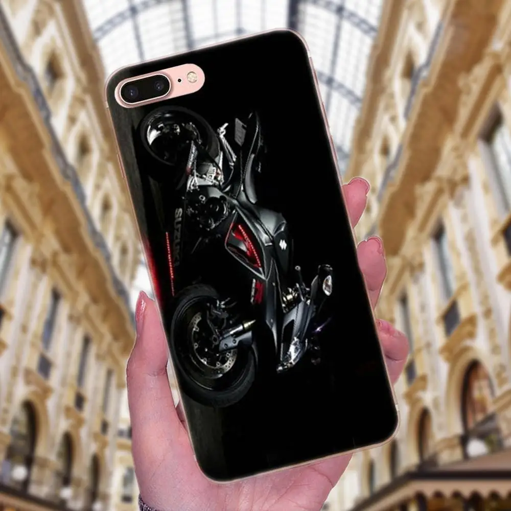 Мотоцикл Suzuki GSXR 1000 для Huawei P7 Honor 4C 5A 5C 5X 6 6C 6A 6X 7 7X 8 9 V8 V10 Y3II Y5II Y6II G8 Play Lite TPU