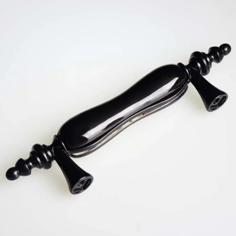 Ручки для кухонного шкафа черные яркие ручки 6 3 мм 76 75 96 дюйма 5 дюймов 128 160