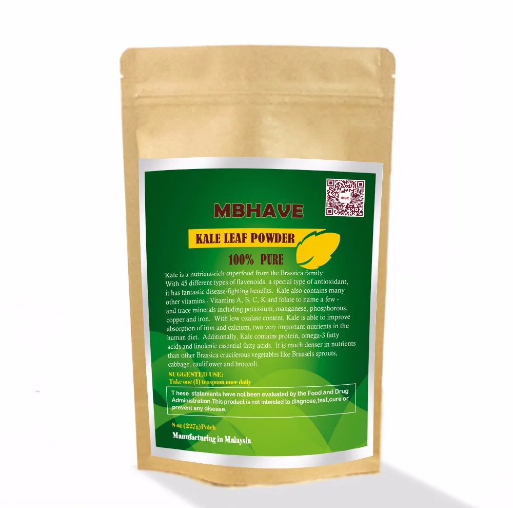 

Kale Powder 8oz - 100% Pure Premium Quality Superfood