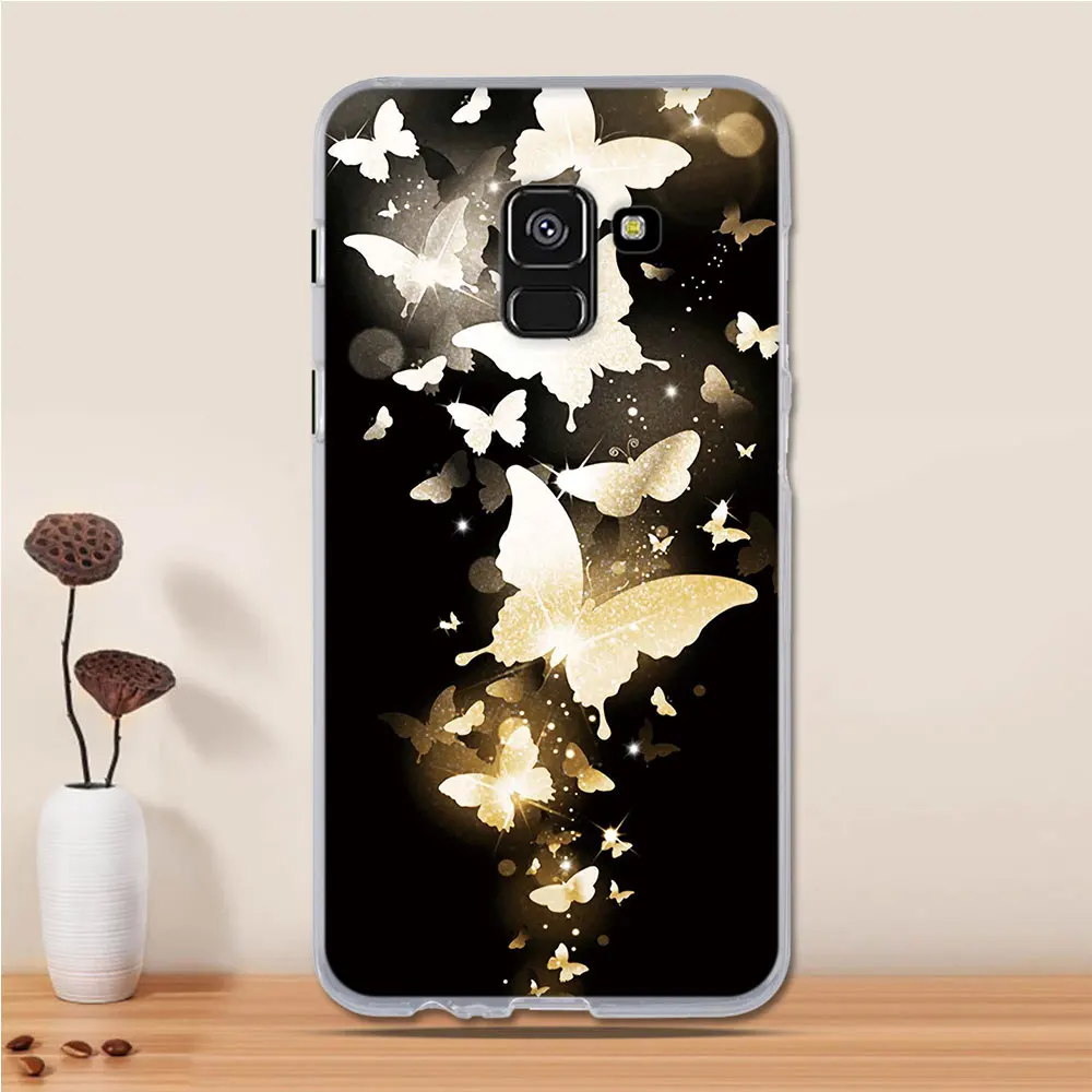 Чехол для Samsung Galaxy A8 2018 мягкие силиконовые чехлы чехол Fundas A530F Обложка | Мобильные