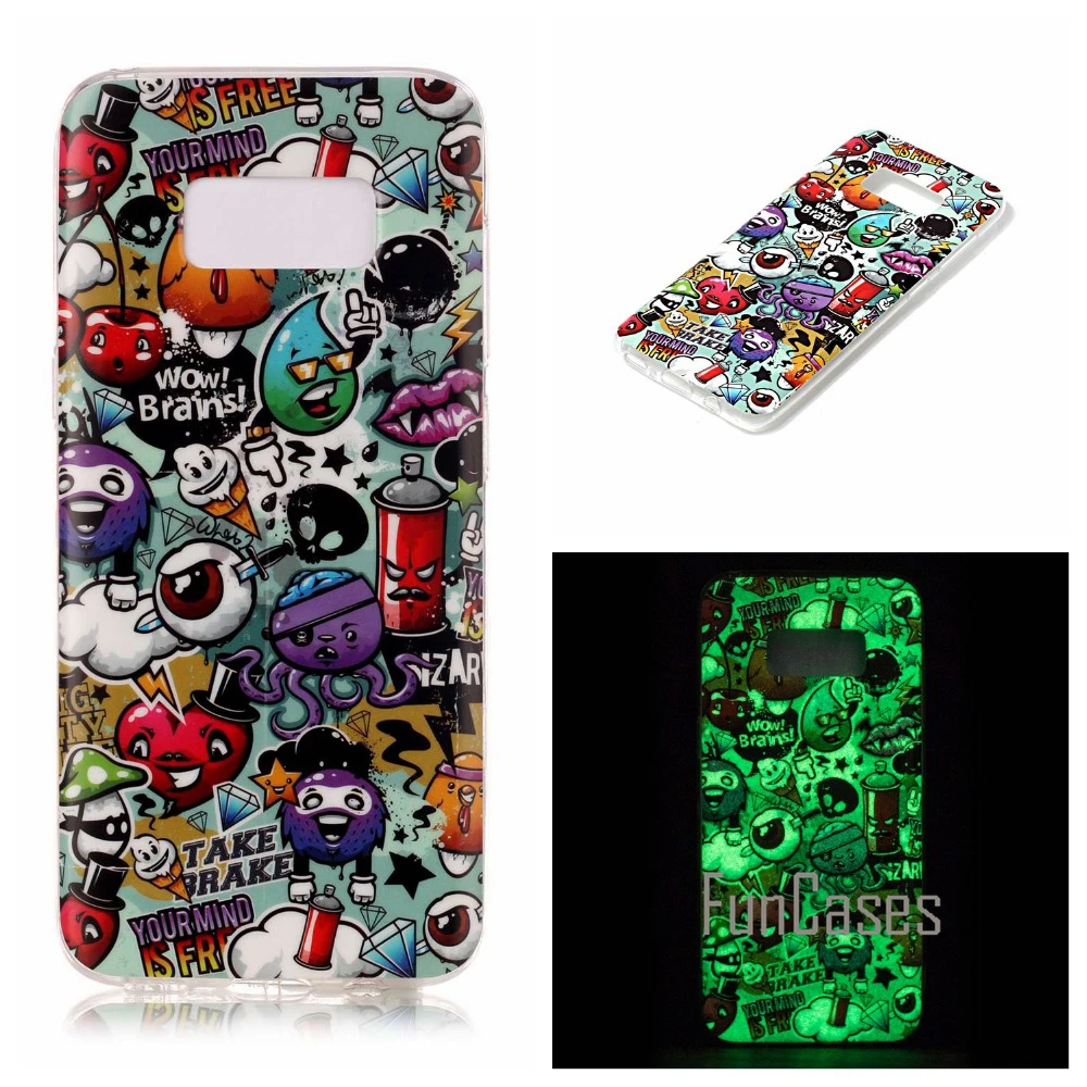 Световой чехол для Coque Samsung Galaxy S8 плюс силиконовый Чехол 6.2 дюймов gaxy telepono|case plus|case