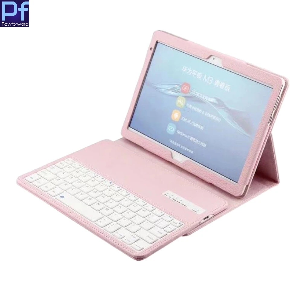 Беспроводной Bluetooth клавиатура кожаный чехол защитный для 10 1 ''Huawei MediaPad M3 Lite BAH