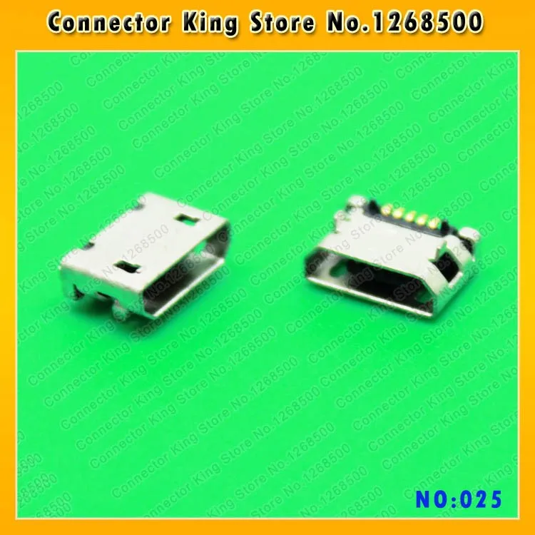 ChengHaoRan 100 шт. смартфон планшетный ПК 5 контактный Micro USB разъем для зарядки Huawei/Coolpad