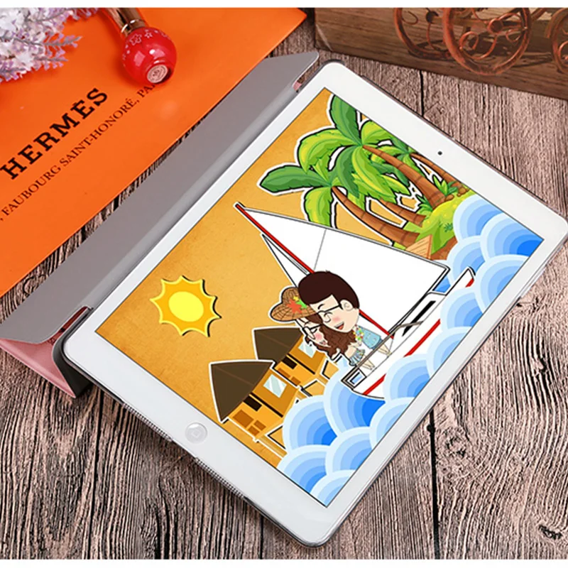 Чехол-подставка из ПУ кожи для iPad 2017 2018 9 7 2 3 4 Air Mini 1 | Компьютеры и офис