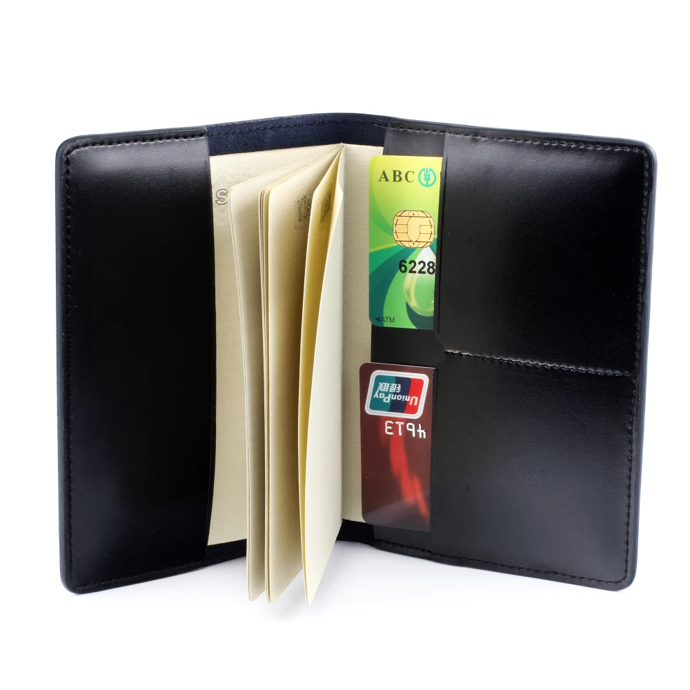 Genuine leather passport cover / Black car-covers Brand name card holder Beautifully | Багаж и сумки