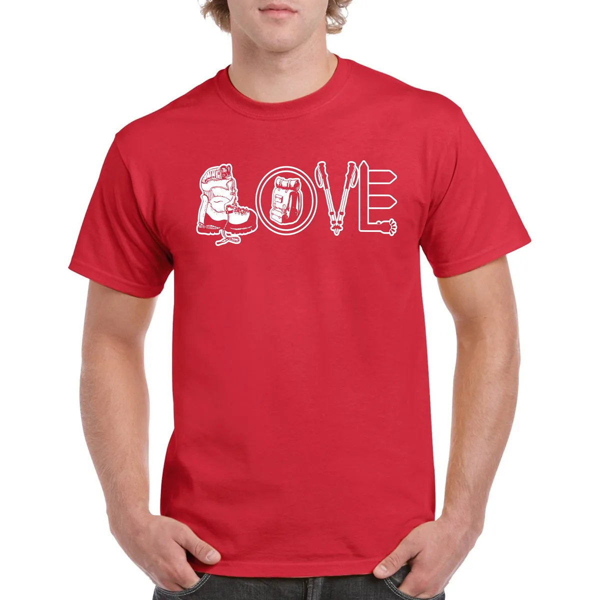 

Stranger Things Design T Shirt 2019 New Letter Printing Love Hiker Gear T Shirt Heart Wholesale Tee Shirts