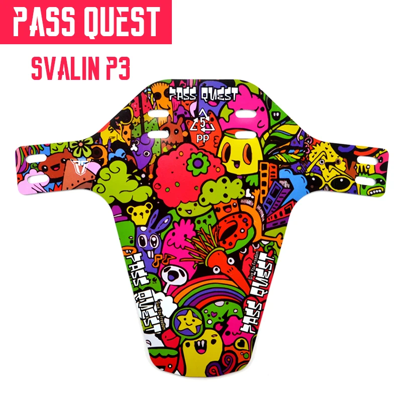 PASS QUEST SVALIN P3 MTB Bike Mudguard Bicycle Fender Front Rear Mountain Road Cycling bike Accessories bicycle accessories | Спорт и