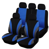 soccer ball style jacquard full car seat covers set universal fit most car cases interior accessories seat covers