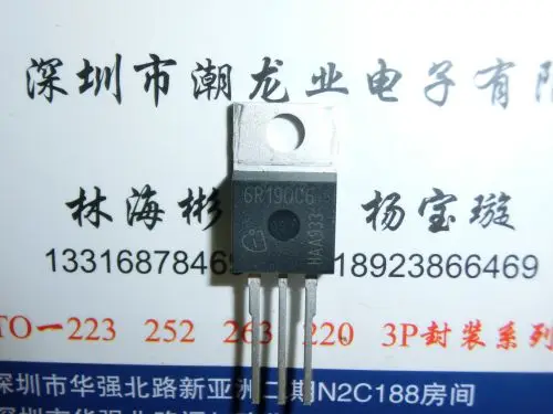 

5 шт. IPP60R190C6 6R190C6 TO-220