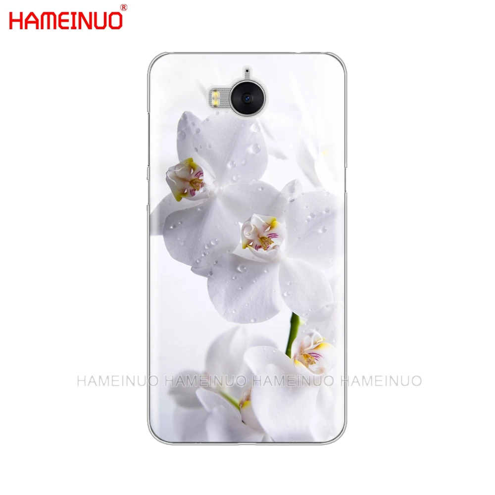 Цветной чехол HAMEINUO с цветами орхидеи для мобильного телефона huawei honor 3C 4X 4C 5C 5X 6 7 Y3