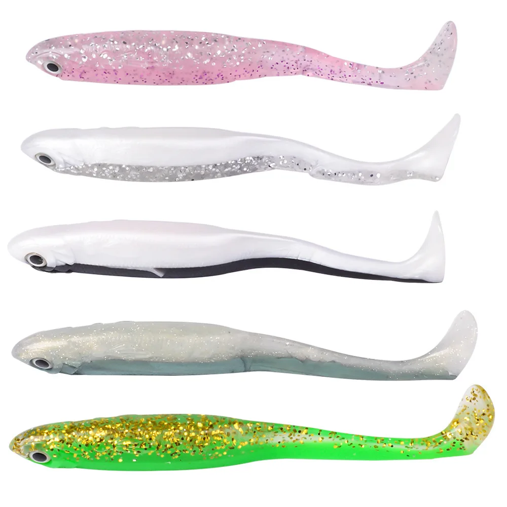 HONGTAO Soft Lure Fishing 165mm/23.5g 5pcs/lot High Quality Isca Artificial Bait Jig Wobbler Swimbait Free Shipping | Спорт и