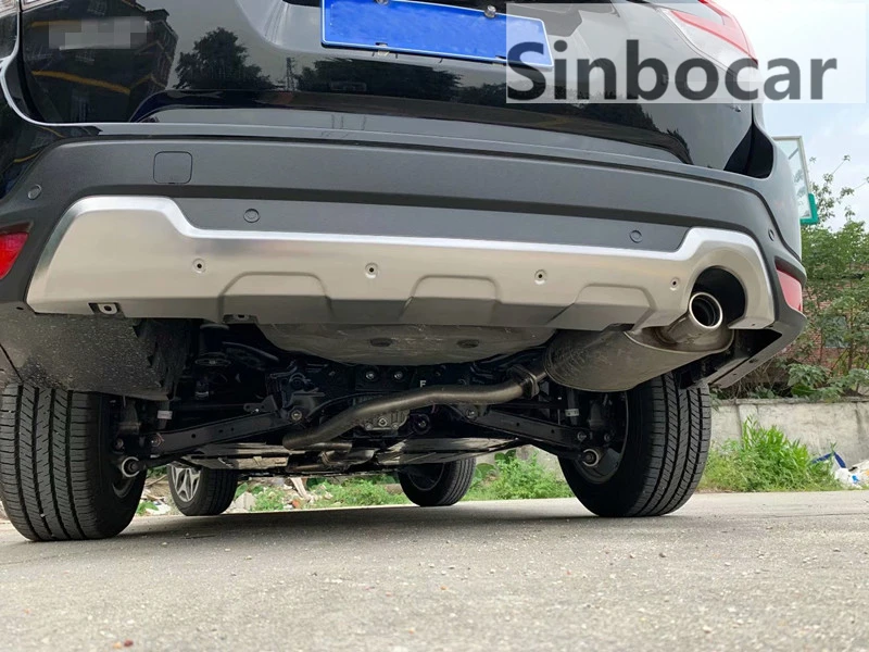 Нержавеющая сталь передний и задний бампер протектор Накладка для Subaru Forester