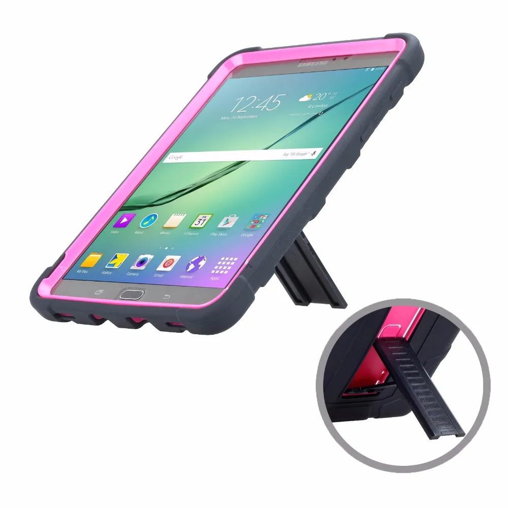 Новый чехол для Samsung Galaxy Tab S2 8 0 T715 Гибридный Прочный пластик + силиконовый