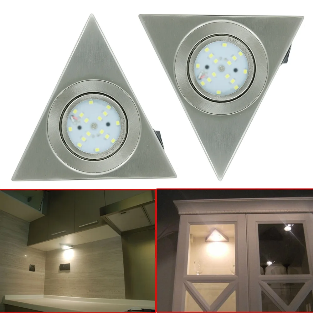 Trianglei светодиодный светильник для шкафа 3 Вт Мини AC85-265V SMD2835 мини белый или теплый