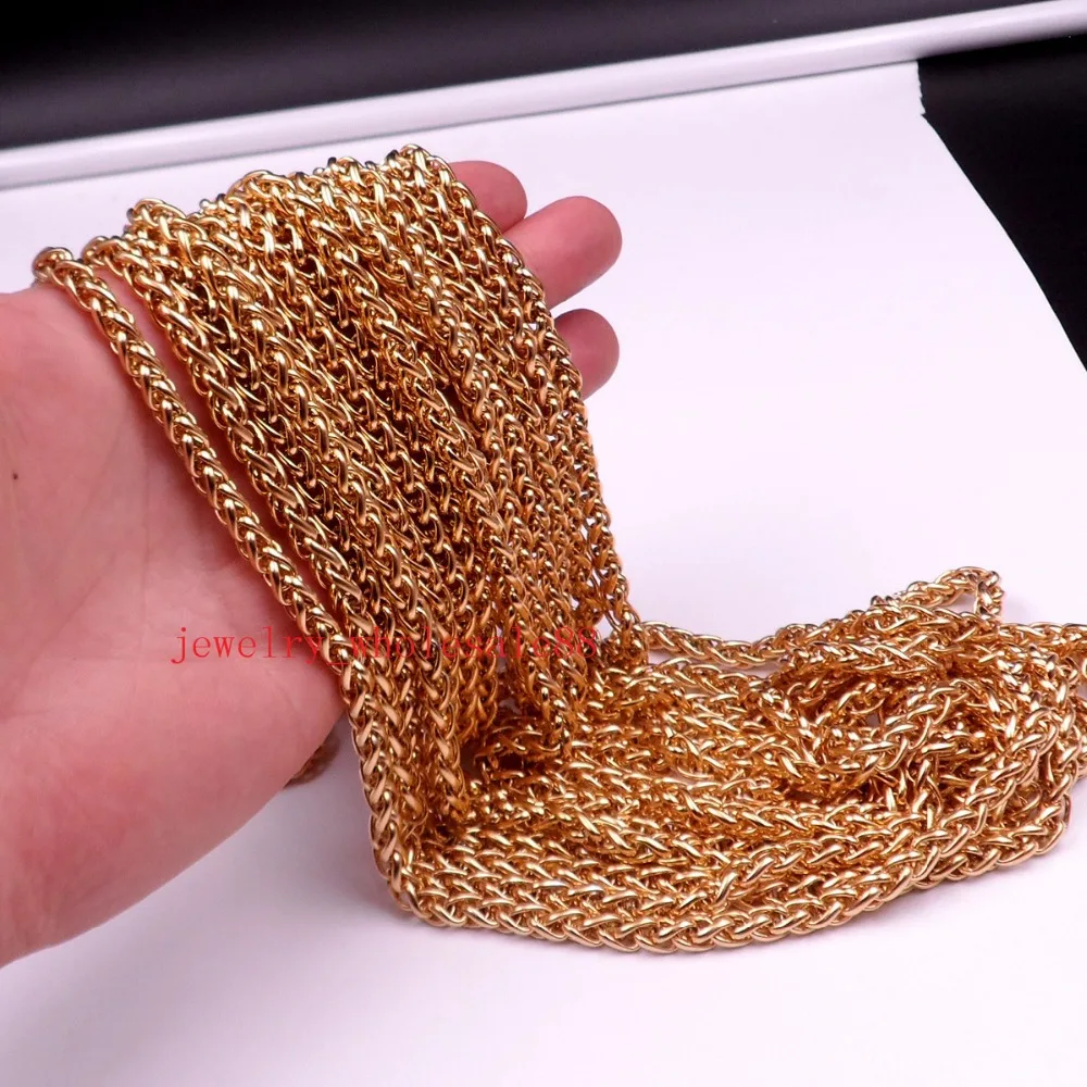 Витая цепочка GNAYY из нержавеющей стали 3 мм