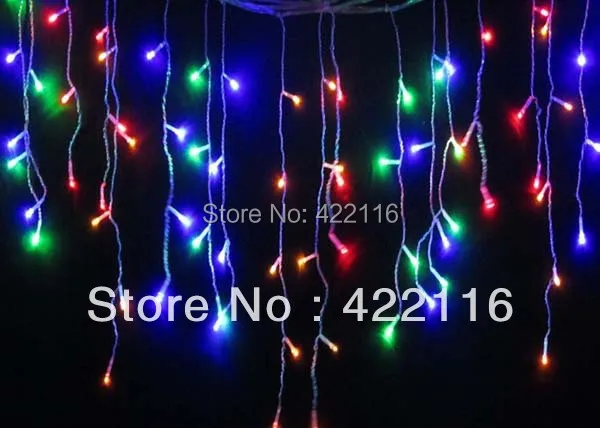 RGB LED String Strip Holiday Festival Curtain Lights Party Fairy Christmas Wedding Decoration 3.5m 100 SMD Ice Bar Lamps | Лампы и