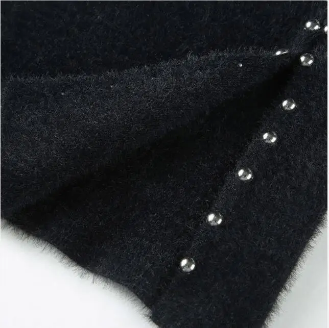 

New Autumn Winter Long Knit Skirt Women High Waist Split Knitting Skirts Female Warm Hip Package Pencil faldas mujer moda