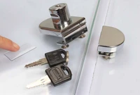 glass display cabinet locks zinc alloydouble doorno need drilling for 5 8mm glass keyed alikekeyed different available cp54